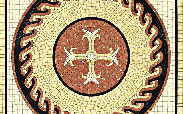 Greco Roman Style Stone Mosaic